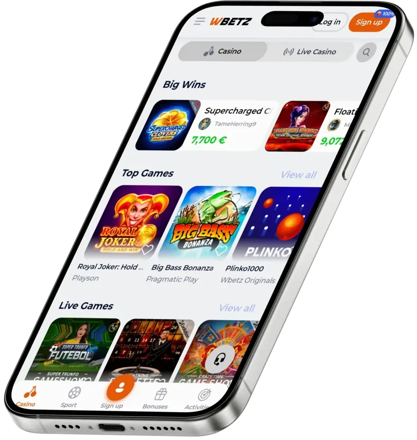 Wbetz Casino Download Mobiele App